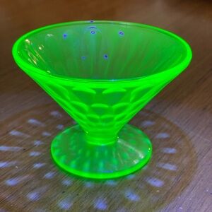 Federal Glass Uranium 💚 Sherbet Cup